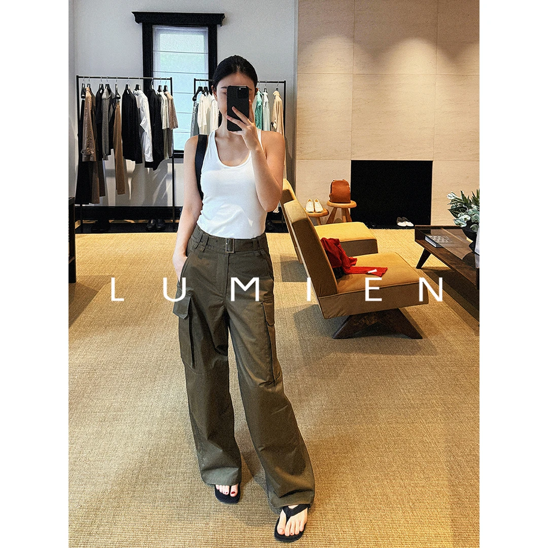 【LUMIEN 新品】"美式街头”多口袋直筒工装裤LX5FKK160