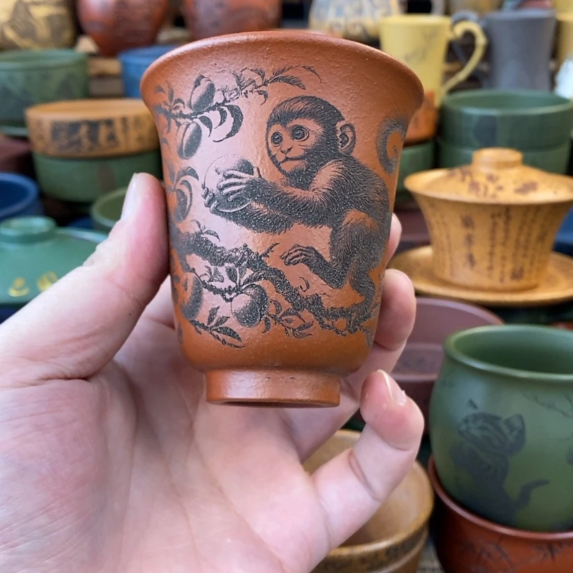 【闪购商品】紫砂杯子宜兴全手工紫砂杯