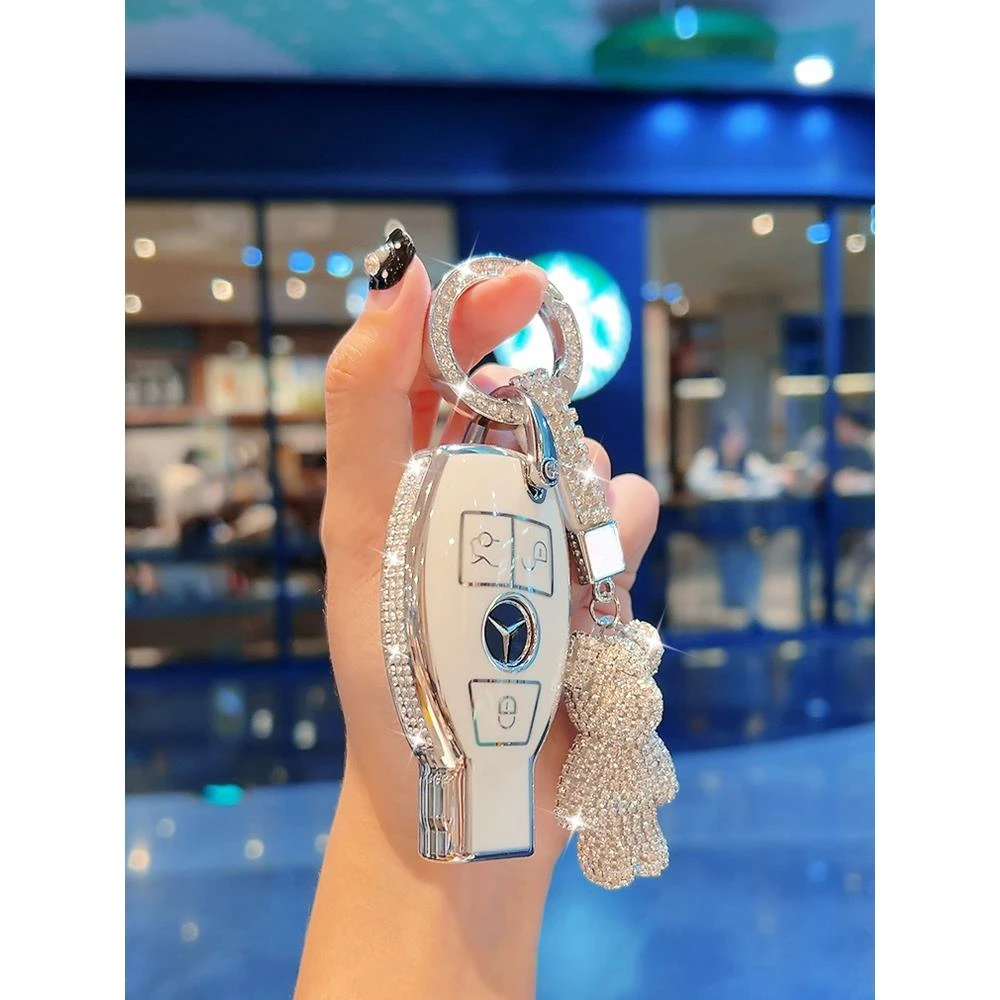 奔驰gla200钥匙套c200l扣b200车cla220男c180l老款a180女glc260壳