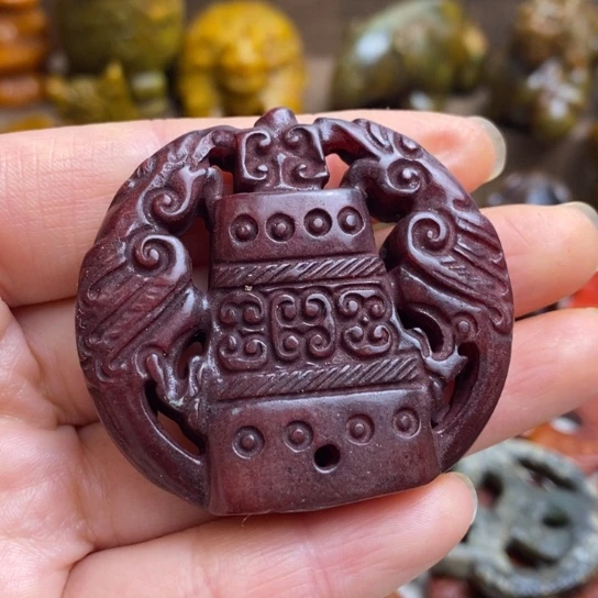 蛇纹石玉未镶嵌颈饰120