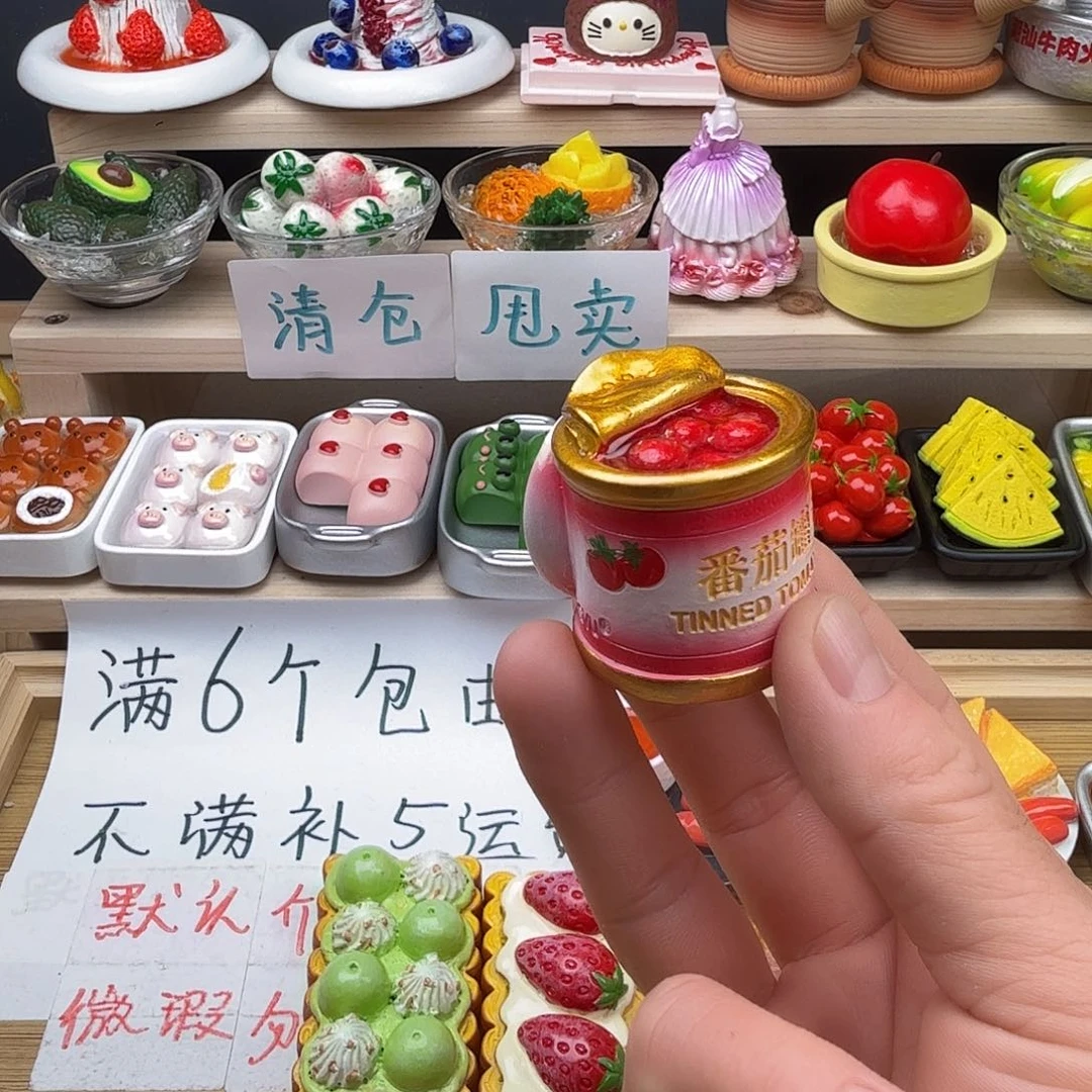 合成树脂食玩冰箱贴 凭开箱视频售后