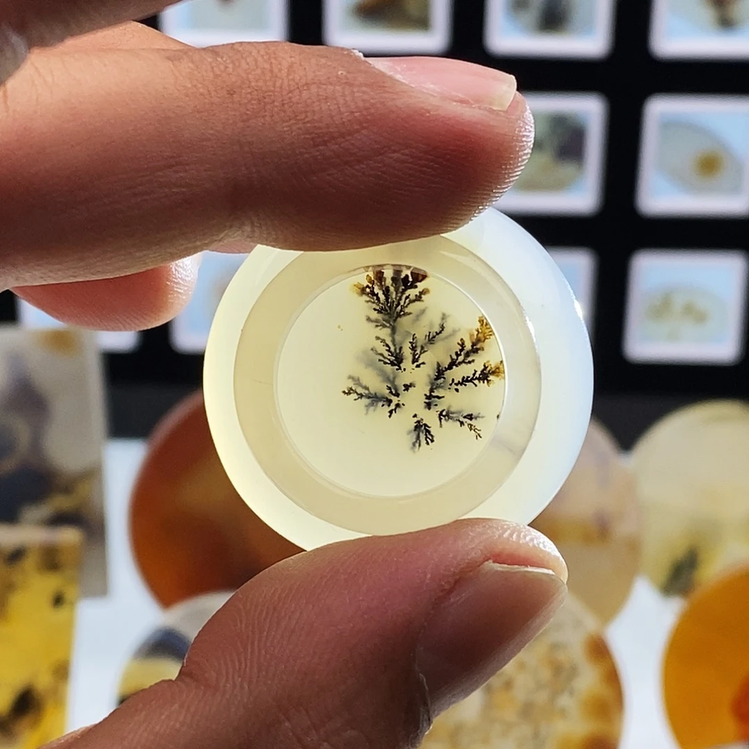 燕***舞玛瑙/玉髓未镶嵌吊坠(不含链)