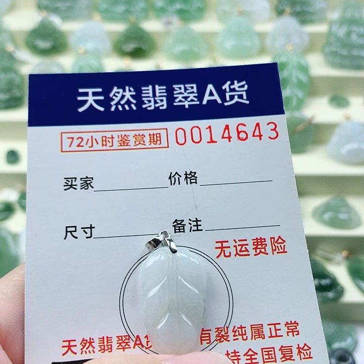 颈饰未镶嵌翡翠吊