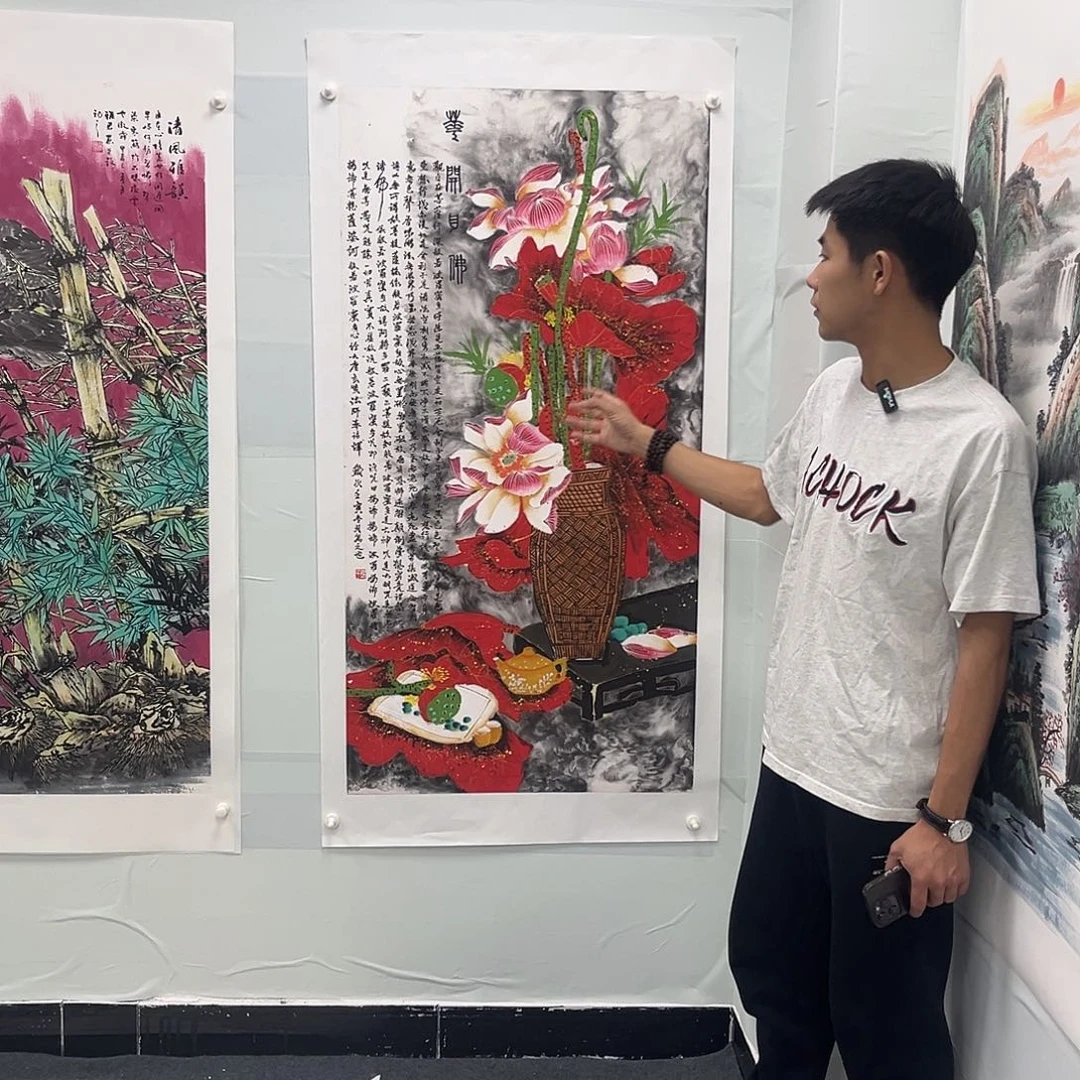 国画宣纸国画纯手绘作品