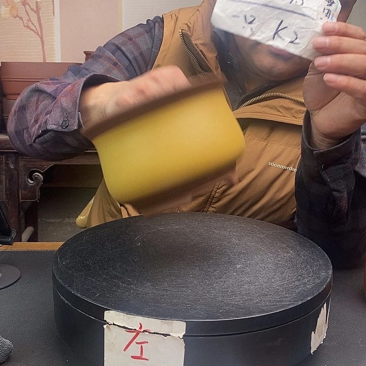 紫砂花盆货号一只K2