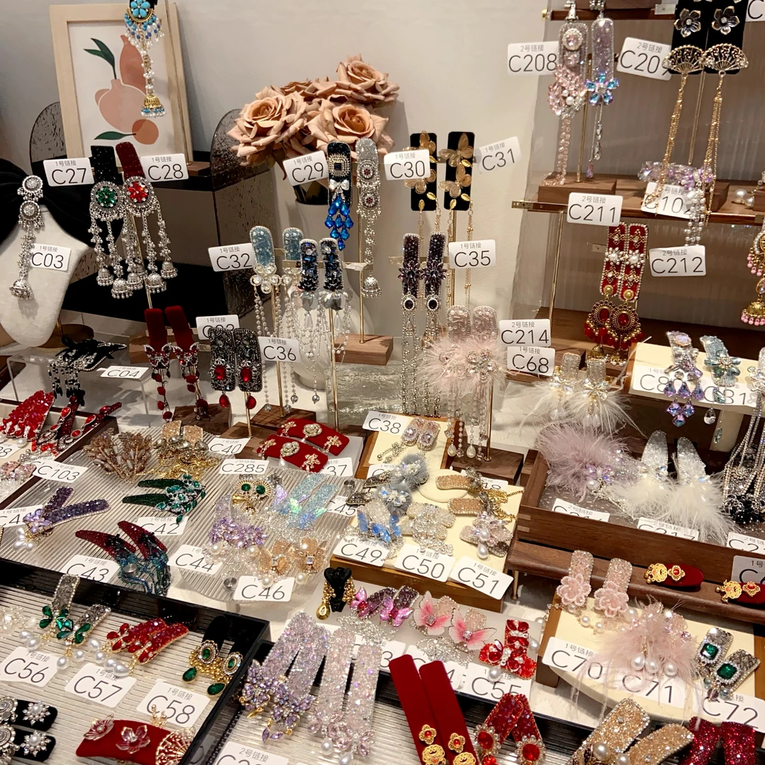 C801-1000 新中式掰掰夹民族风百搭发饰