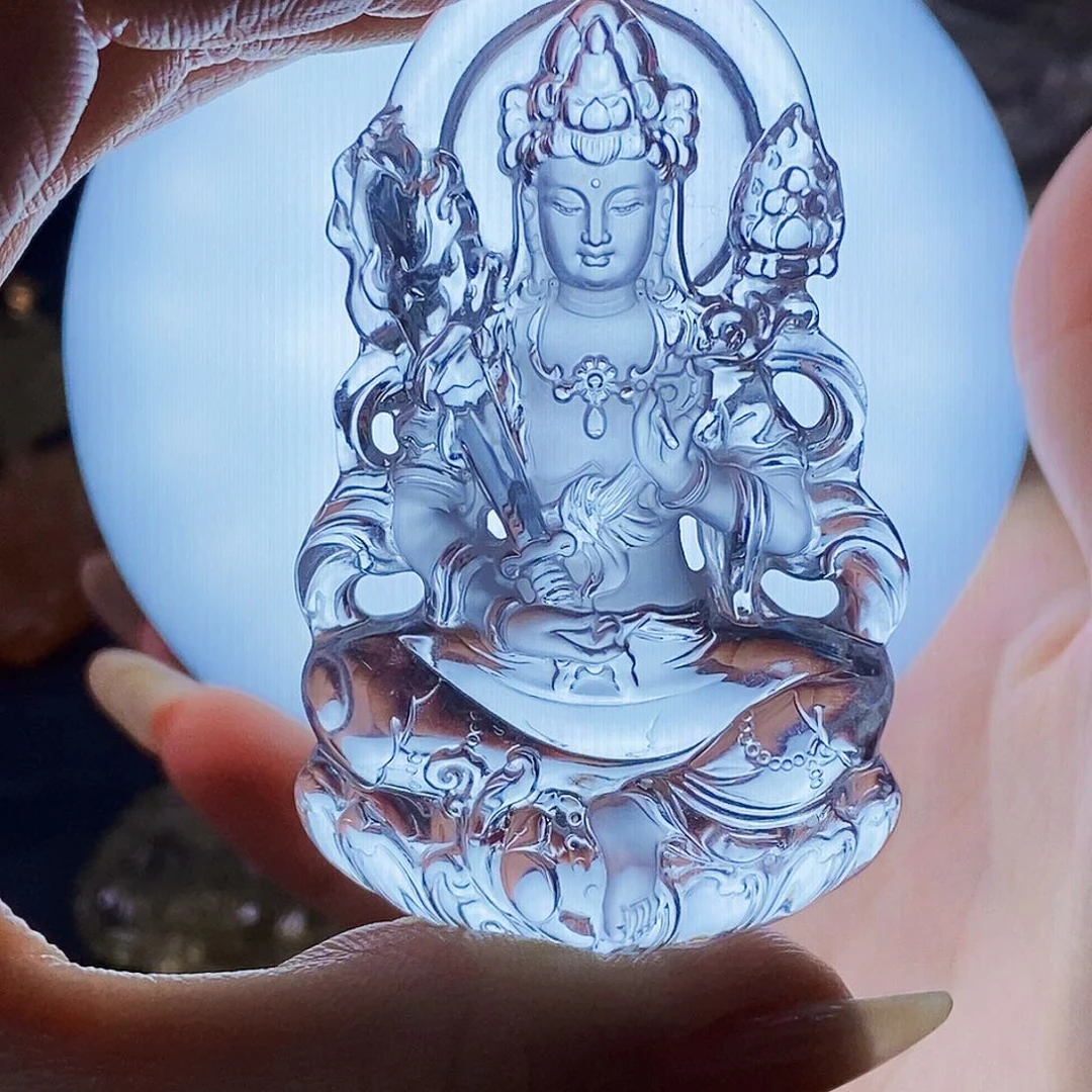 未镶嵌颈饰水晶梁*林吊坠