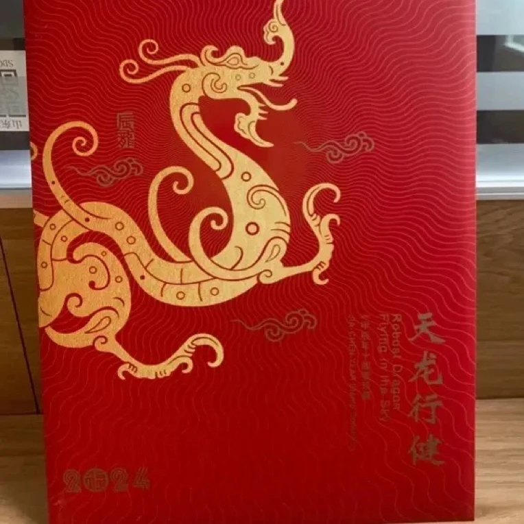 【中国邮政】2024甲辰年《天龙行健》生肖龙大版邮折 组合