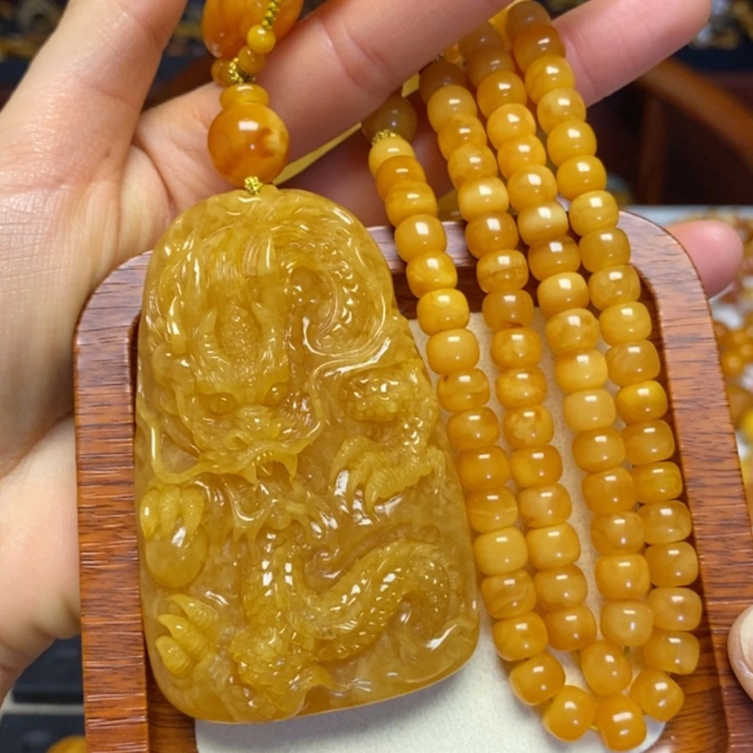 【闪购商品】蜜蜡颈饰未镶嵌项链