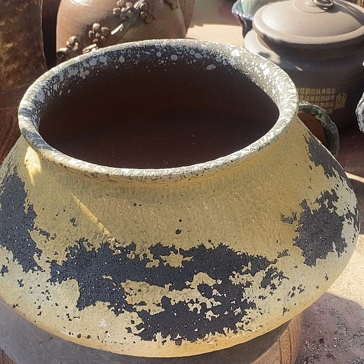 花盆紫砂口19高度18飞碟