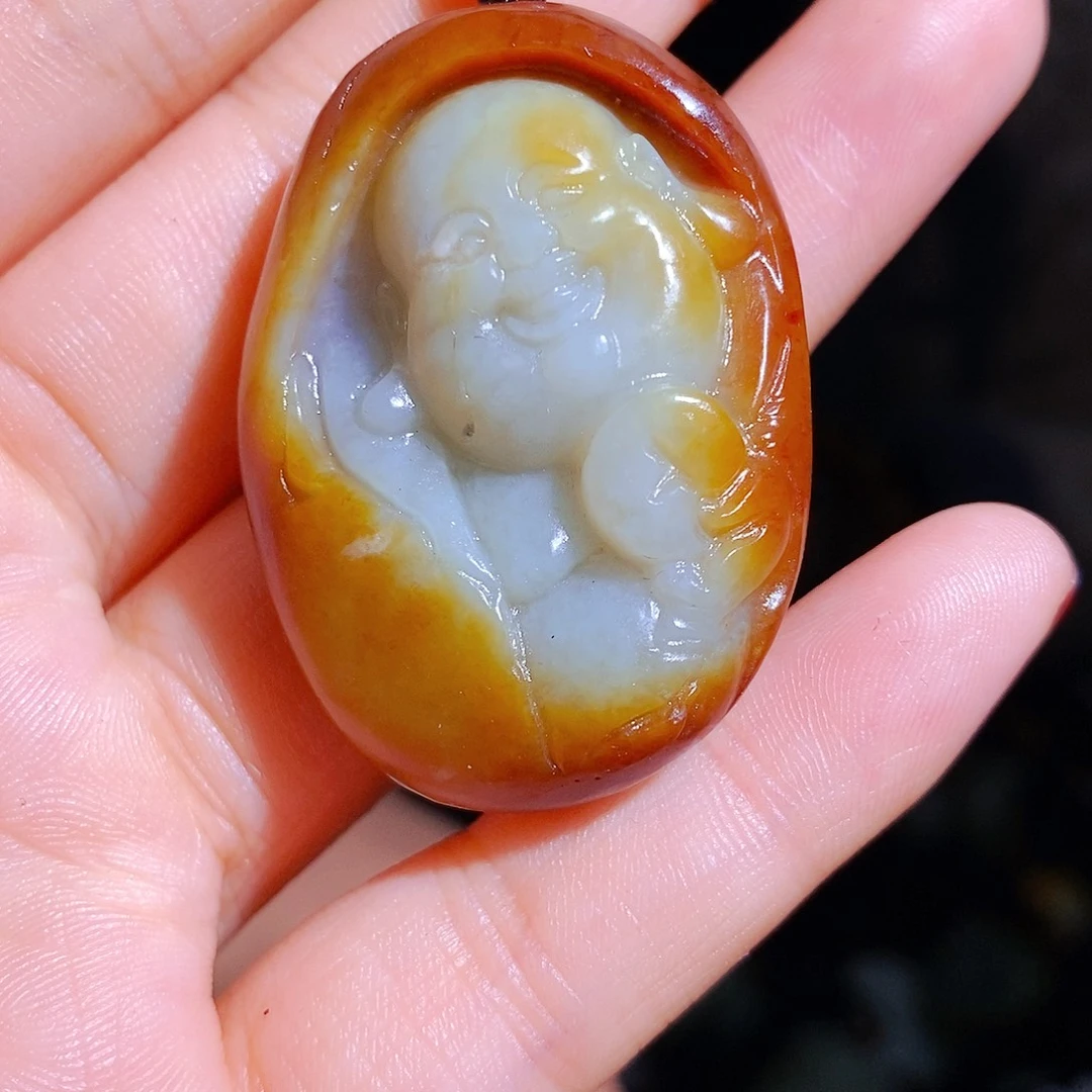 和田玉颈饰未镶嵌