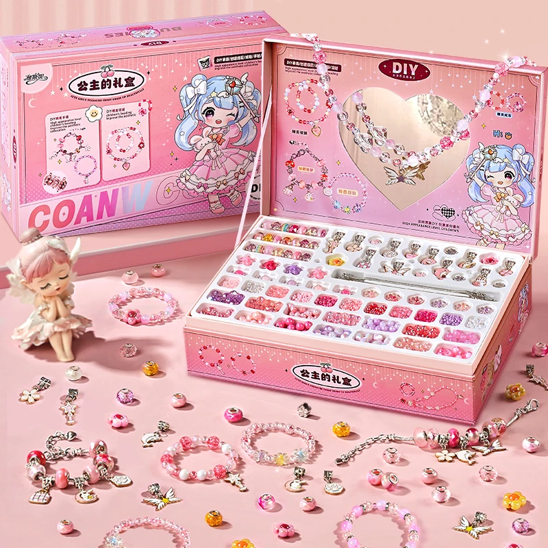 国潮玩具女孩童发饰发夹首饰盒公主高端精美礼盒可爱女发箍礼物