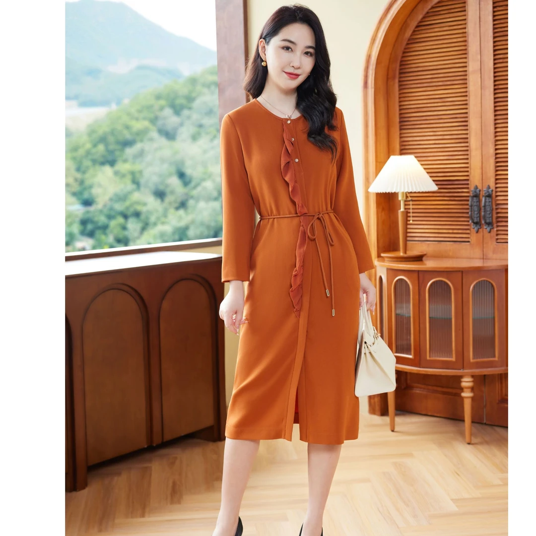 【七景超级太太】高级时尚优雅连衣裙 SL23263