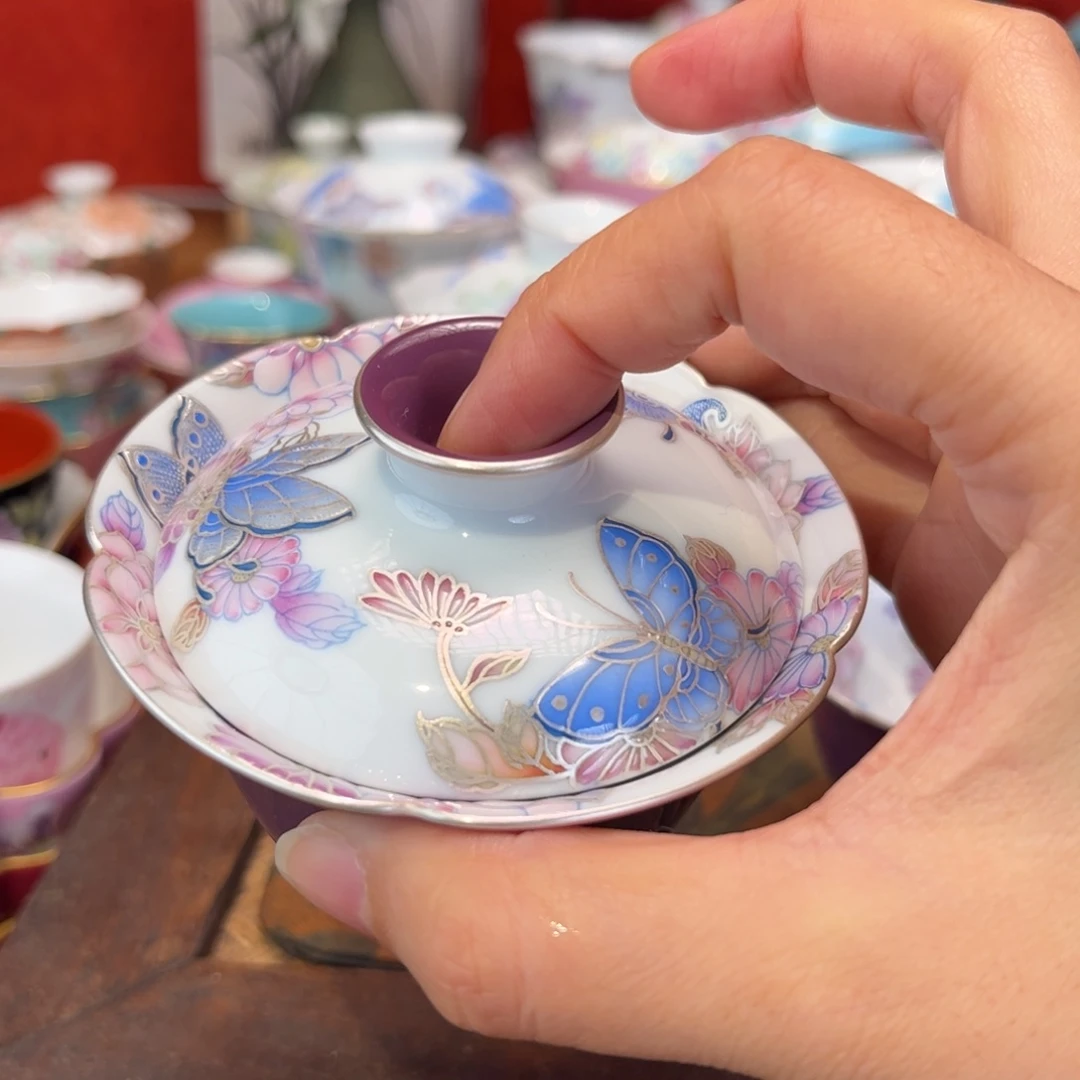 景德镇纯手绘陶瓷茶具