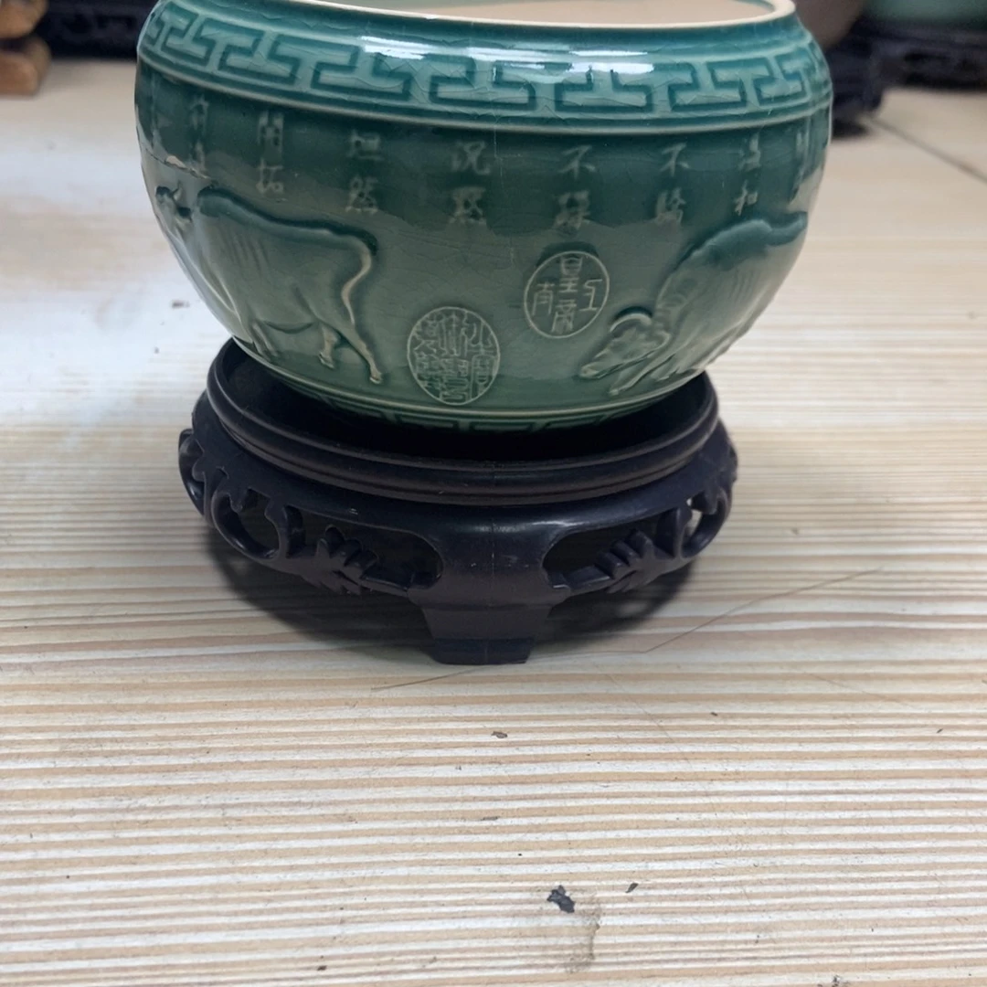 瓷片陶瓷花盆陶瓷艺术