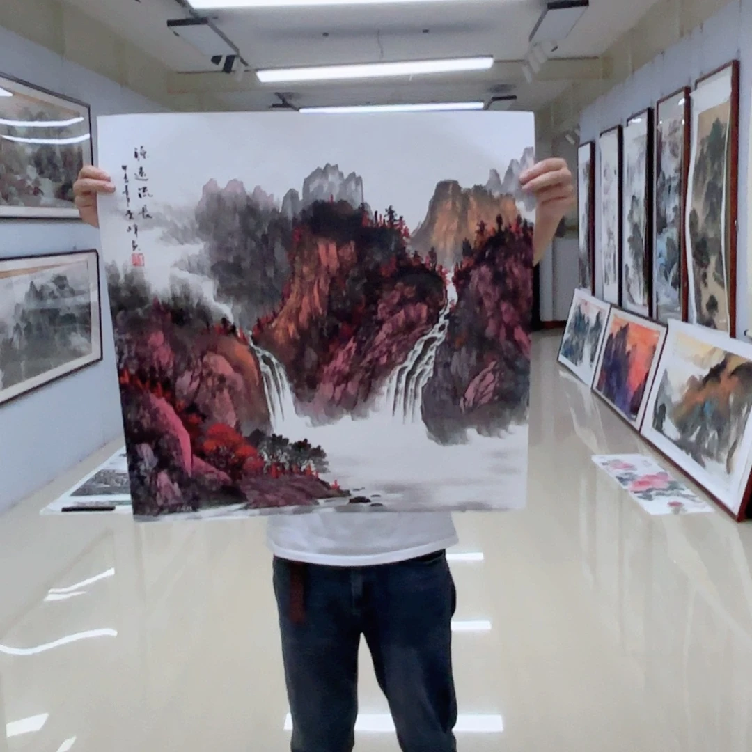 国画国画作品多次