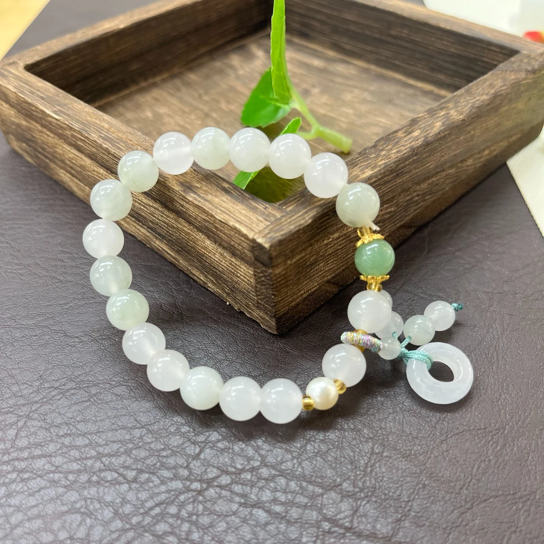 【星光村小飞D5261】金丝玉石英质玉手串