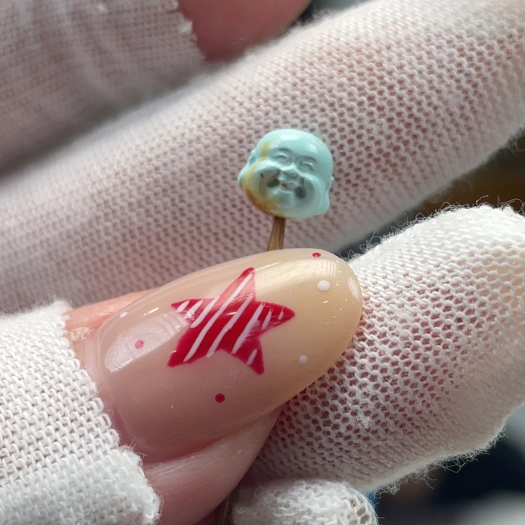 绿松石未镶嵌挂件