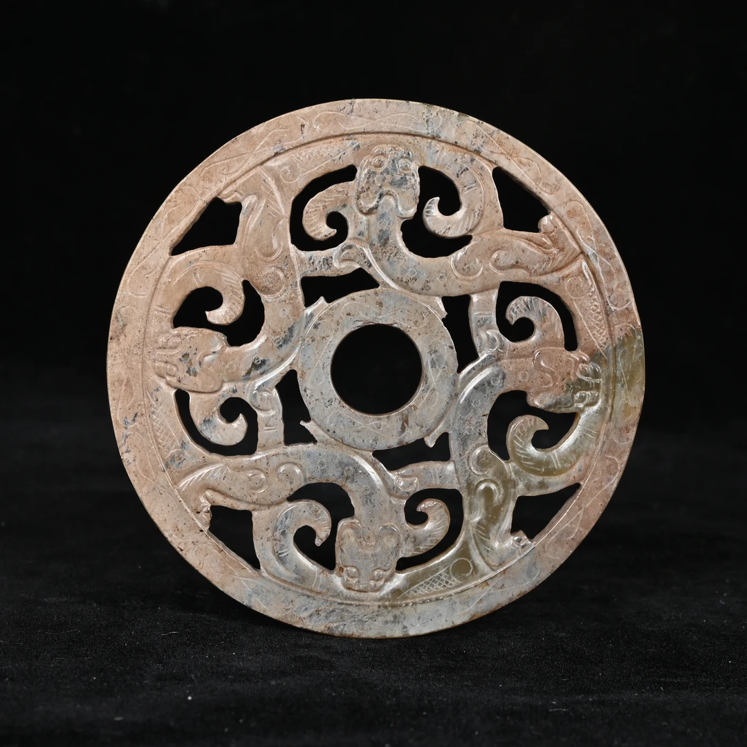 明代四螭龙玉璧/ZJ.1313102/集萃斋