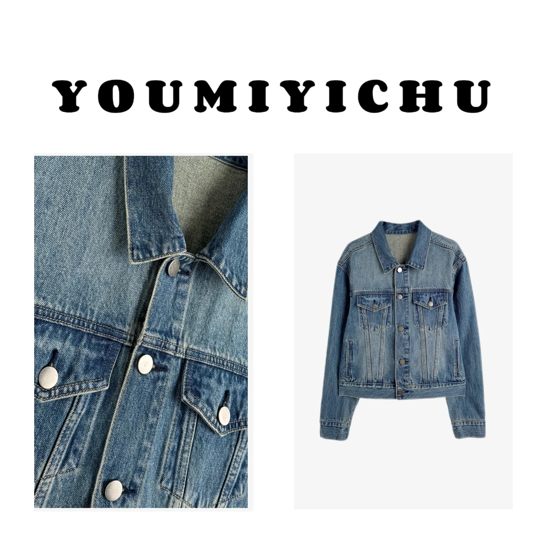 Y.M | 自由派 Spring简约风牛仔夹克活泼韩系休闲百搭外套68002