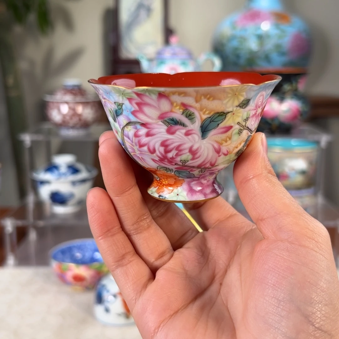 纯手工手绘 高端茶器