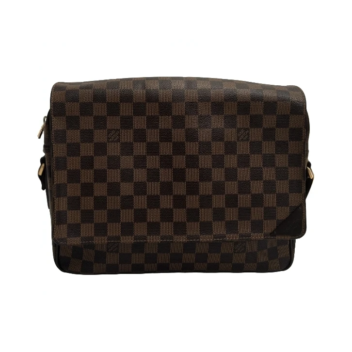 95新 LouisVuitton/路易威登 棕棋盘格横板邮差-R01