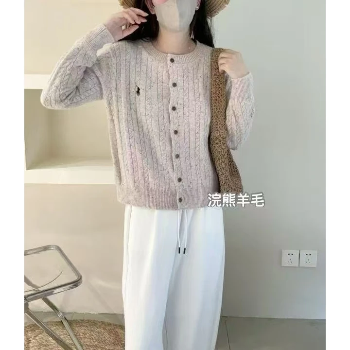 刺绣小马羊毛开衫ZBS32492