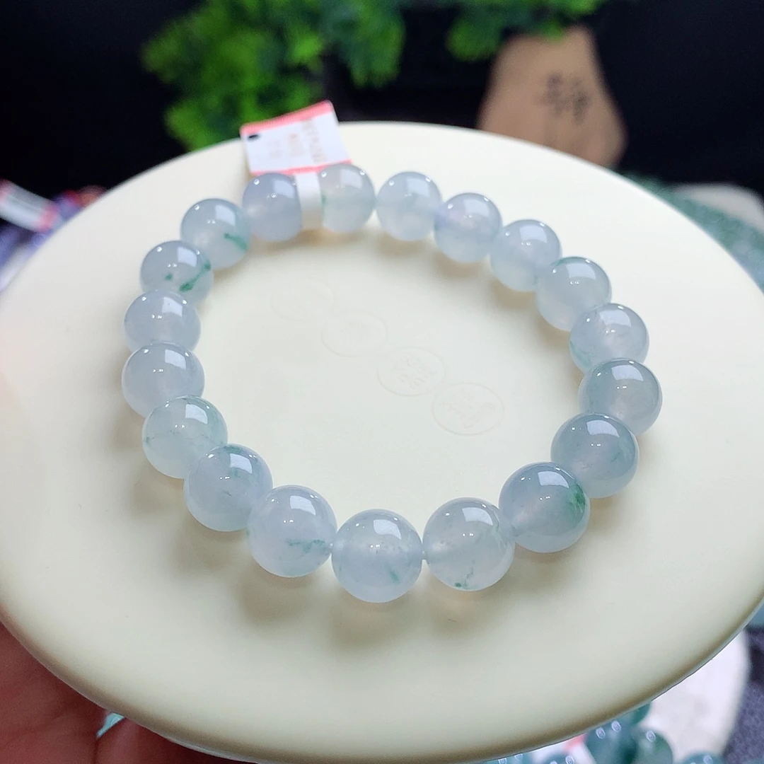 未镶嵌手串翡翠卡10mm