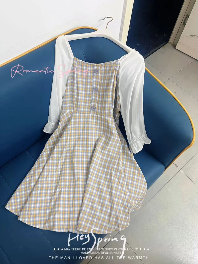 春季2025新款女装法式小个子早春气质裙子春装女款流行连衣裙女春