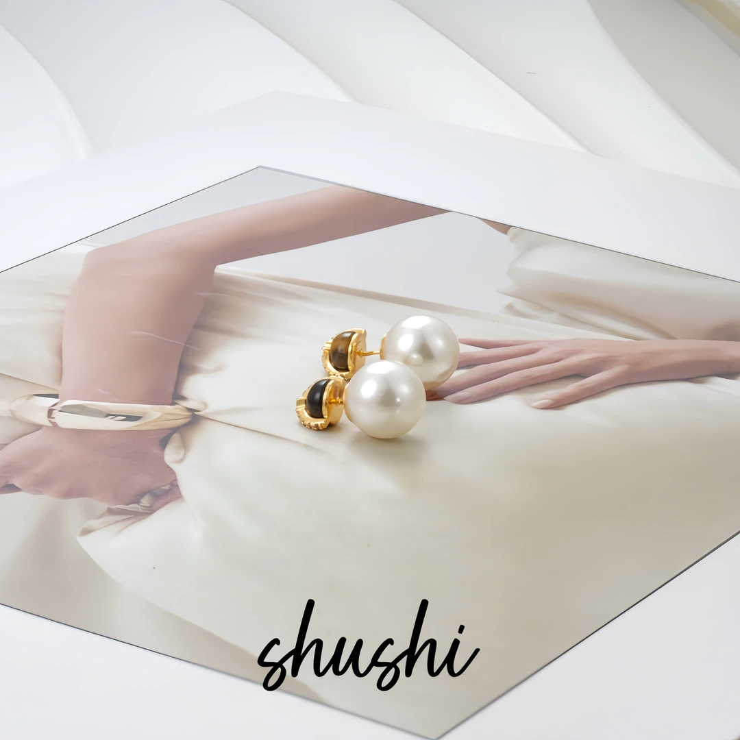 铜合金仿珍珠耳饰 耳环9207