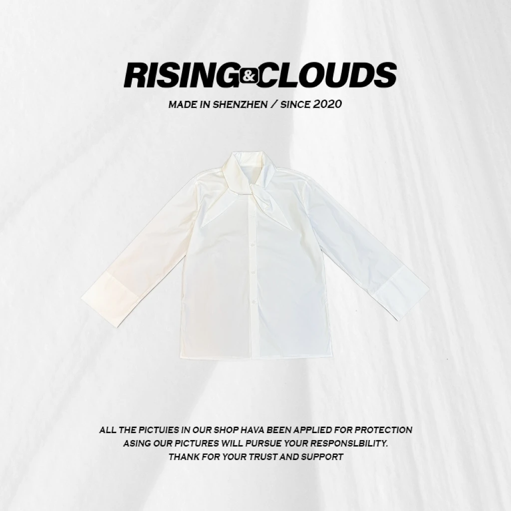 RISING&CLOUDS现【染栀】深圳舒适百搭时尚长袖衬衫010185