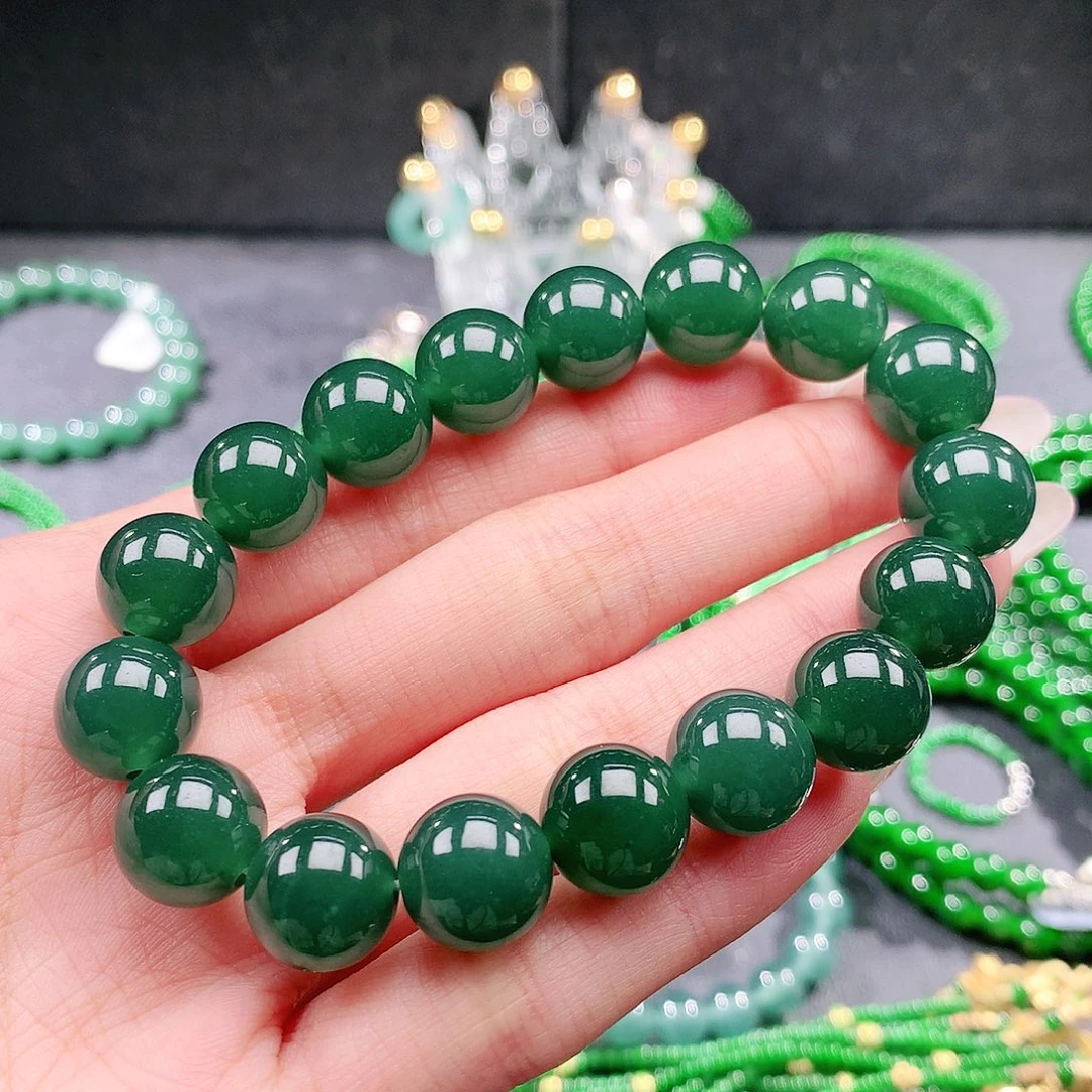 翡翠未镶嵌手串手链