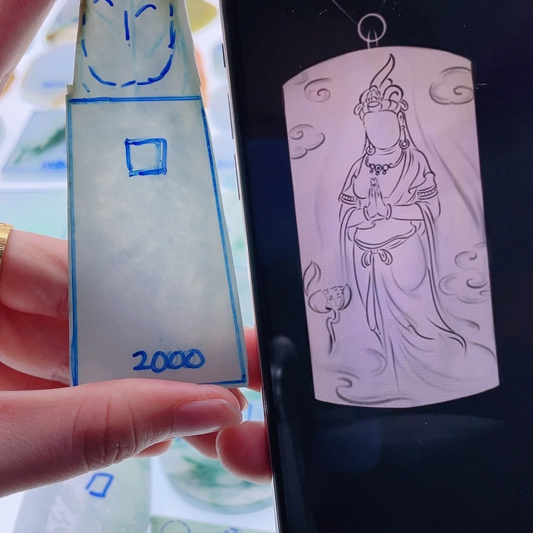 定制翡翠未镶嵌天然