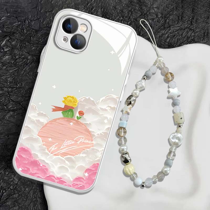 【苹果/华为/荣耀/OPPO/vivo/小米】油画小王子液态玻璃手机壳