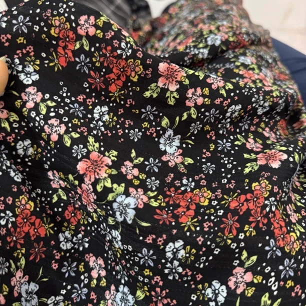 04 田园风小碎花雪纺裙子面料5米价