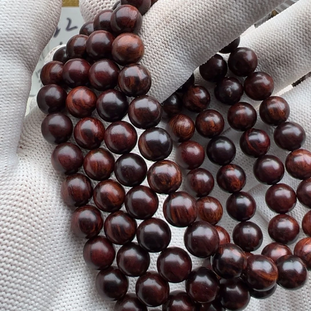 木海南红降花梨公0.8单圈黑金