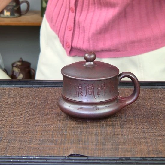 茶杯紫砂高货放漏