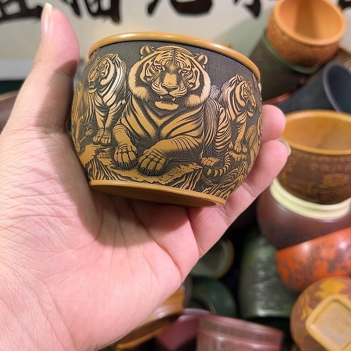 茶杯紫砂全手工紫砂主人杯