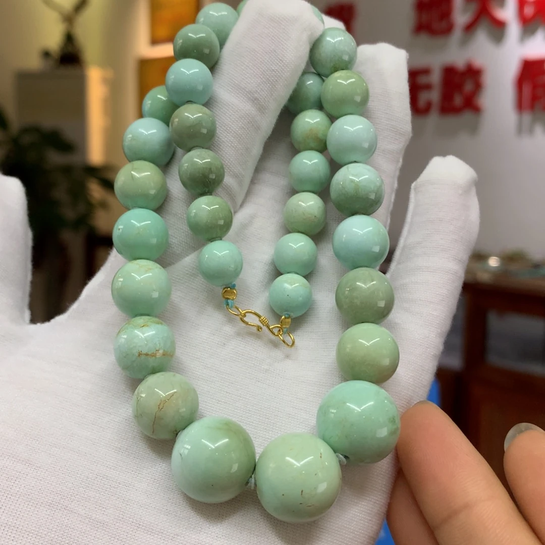 绿松石未镶嵌锁骨链