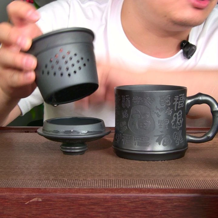 茶杯紫砂高货放漏