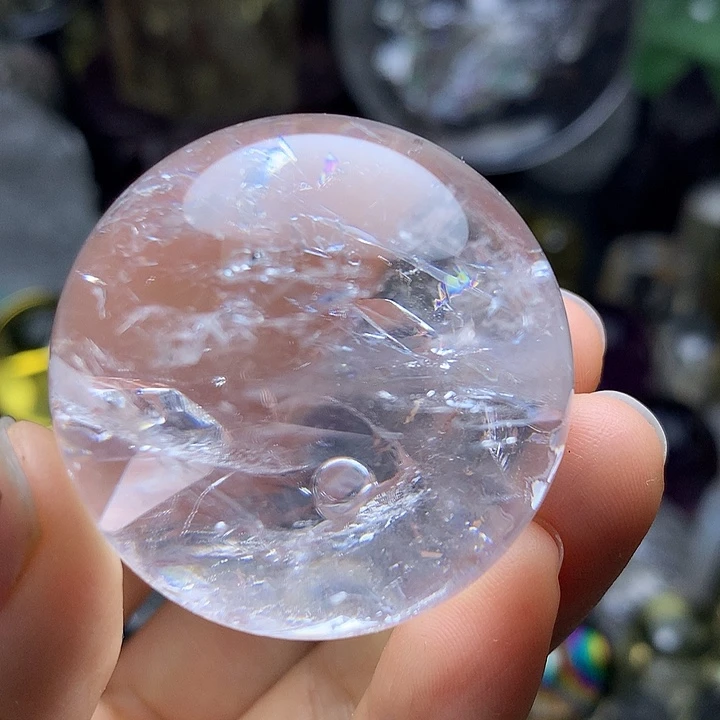 天然水晶水胆摆件未镶嵌水晶