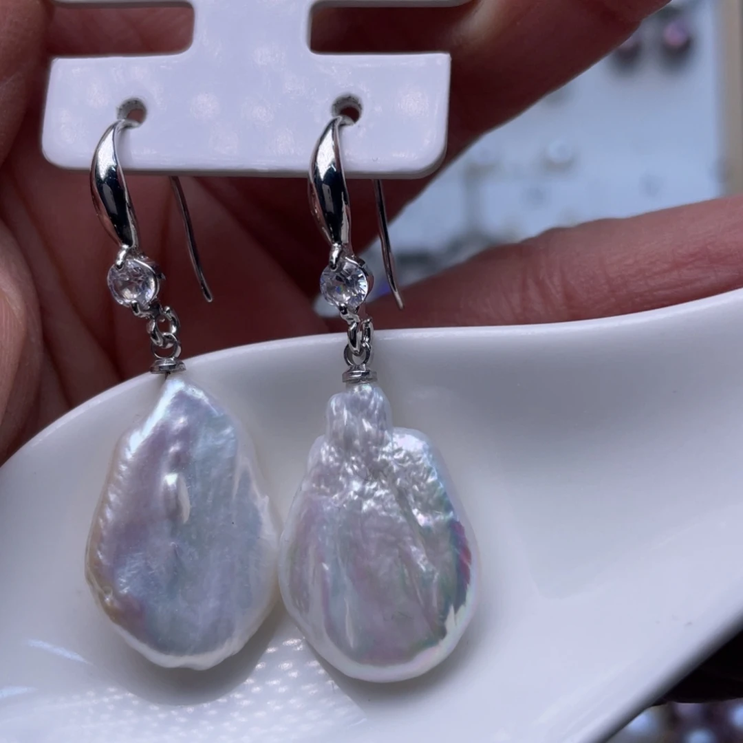 淡水珍珠未镶嵌耳饰