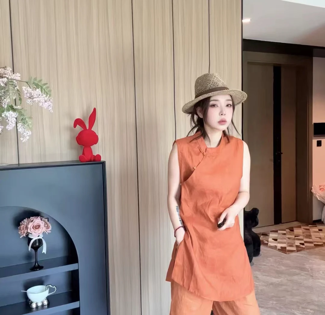 【丽丽推荐】亚麻新中式气质上衣