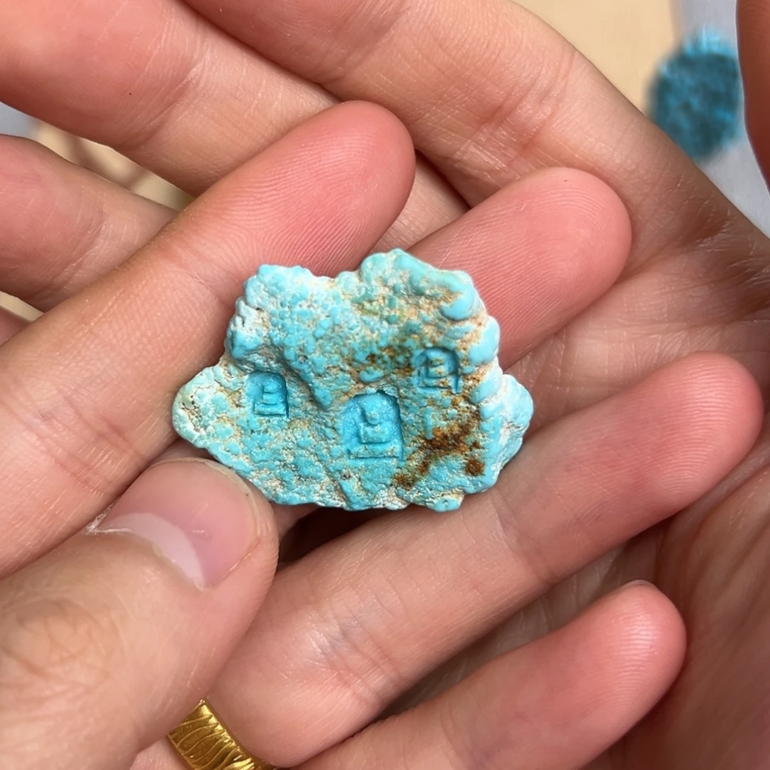 绿松石未镶嵌配饰