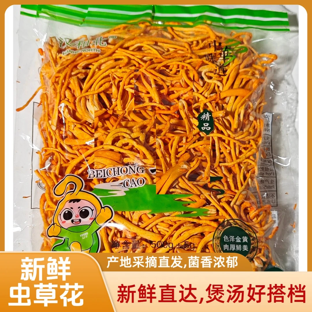 【新鲜虫草花】深山虫草花煲汤炒肉营养食材高品质现采现摘北虫草