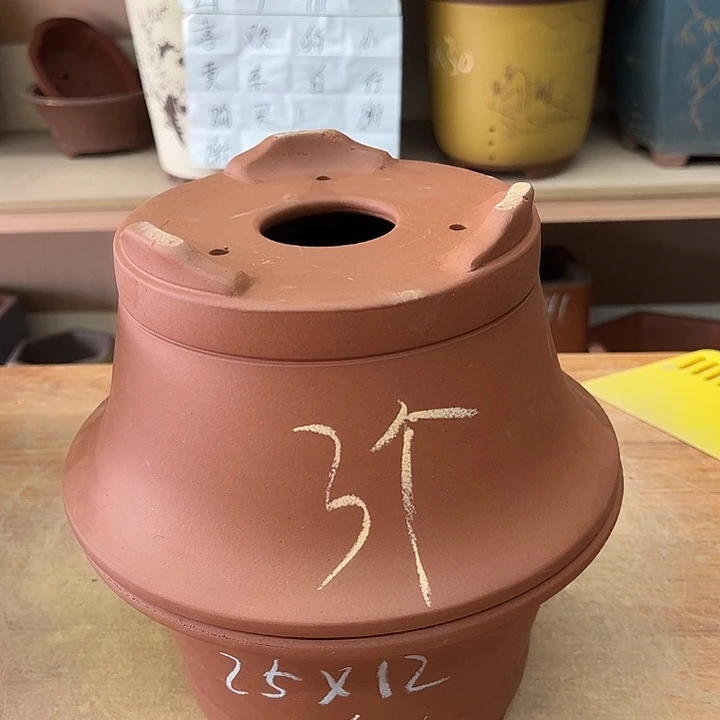 紫砂花盆透气花盆