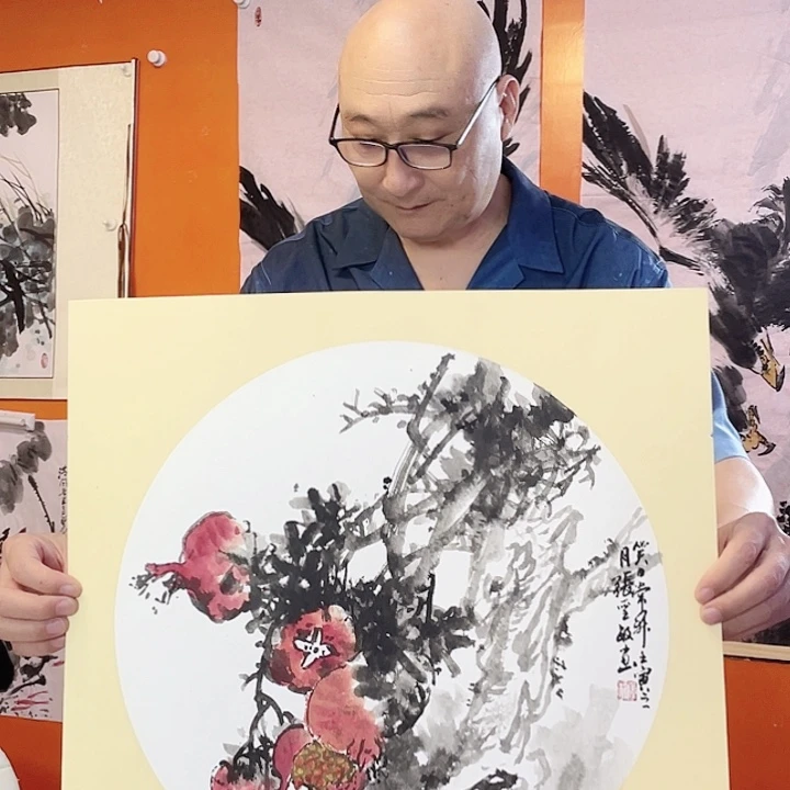 国画张圣敏先生纯手绘作品