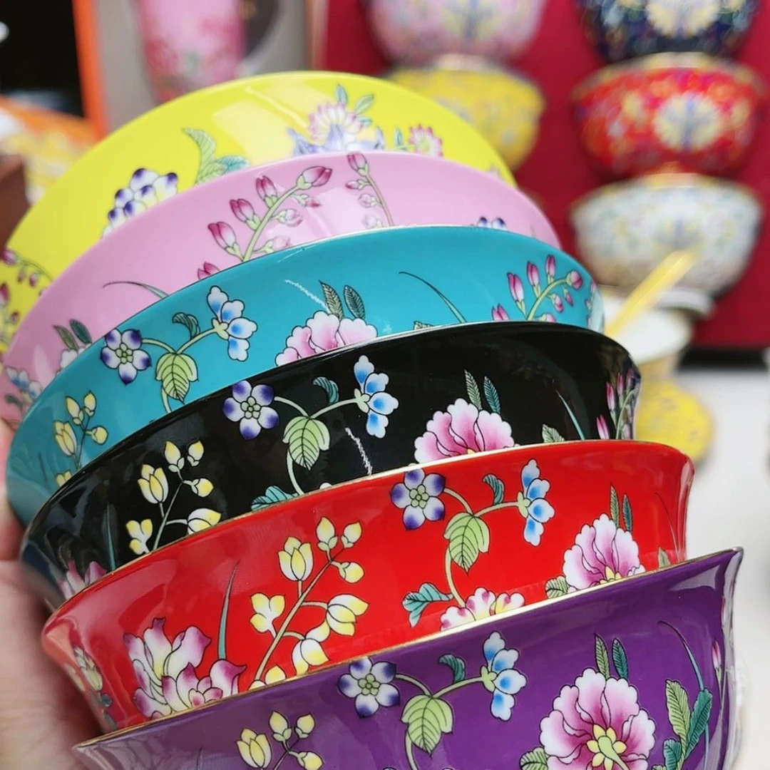 【闪购商品】珐琅4.5寸6个…………