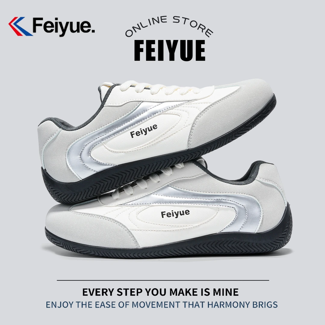 feiyue/飞跃2025新款休闲男士复古跑鞋ins德训鞋运动潮流百搭透气