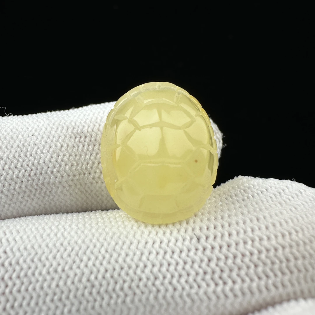 K1841天然原矿蜜蜡雕刻富甲 16*18*13mm一物一图 支持复检